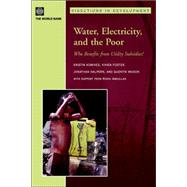 Water, Electricity, and the Poor : Who Benefits from Utility Subsidies? by Komives, Kristin; Foster, Vivien; Halpern, Jonathan; Wodon, Quentin; Abdullah, Roohi (CON), 9780821363423