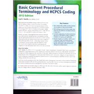 Basic Current Procedural Terminology and HCPCS Coding, 2012 edition by Gail I. Smith, 9781584263425