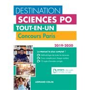 Destination Sciences Po - Tout-en-un - Concours Paris 2019-2020 by Laurent Gayard; Sophie Gallix; Marie-Virginie Speller; Marie-Franoise Andr; Didier Perthus; Ronan, 9782200623432