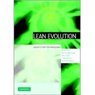 Lean Evolution: Lessons from the Workplace by Nick Rich , Nicola Bateman , Ann Esain , Lynn Massey , Donna Samuel, 9780521843447