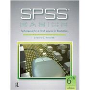 SPSS Basics: Techniques for a First Course in Statistics by Holcomb, Zealure C., 9781936523450