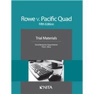 Rowe V. Pacific Quad by Moss, Frederick C.; Oppenheimer, David B., 9781601563453