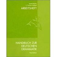 Handbuch Zur Deutschen Grammatik(Arbeitsheift) by Rankin, Jamie, 9780618013456