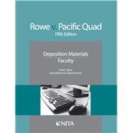 Rowe V. Pacific Quad by Moss, Frederick C.; Oppenheimer, David B., 9781601563460