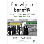 For Whose Benefit? by Patrick, Ruth, 9781447333463