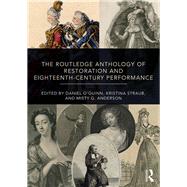 Restoration and Eighteenth-Century Drama in Performance: An Anthology by Anderson; Misty, 9781138743465