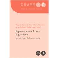 Reprsentations Du Sens Linguistique by Galatanu, Olga; Cozma, Ana-Maria; Bellachhab, Abdelhadi, 9782875743466