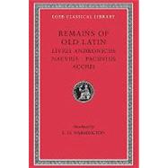 Remains of Old Latin by Warmington, E. H., 9780674993471