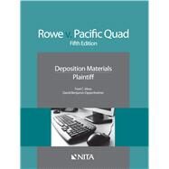 Rowe V. Pacific Quad by Moss, Frederick C.; Oppenheimer, David B., 9781601563477