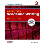 Effective Academic Writing 2e Student Book 3 by Liss, Rhonda; Davis, Jason, 9780194323482