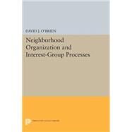 Neighborhood Organization and Interest-group Processes by O'Brien, David J., 9780691613482