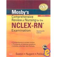 Mosby's Comprehensive Review of Nursing for NCLEX-RN Examination - Text and E-Book Package by Saxton, Dolores F., 9780323063494
