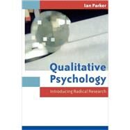 Qualitative Psychology by Parker, Ian, 9780335213498