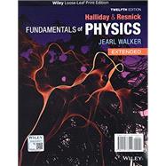 Fundamentals of Physics, Twelfth Edition WileyPLUS Next Gen Card with Loose-Leaf Set 1 Semester by Halliday, David; Resnick, Robert, 9781119773504