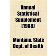 Annual Statistical Supplement by Montana State Board of Health, 9781154613506