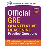 Official GRE Quantitative Reasoning Practice Questions, Second Edition, Volume 1 by Educational Testing Service, 9781259863509