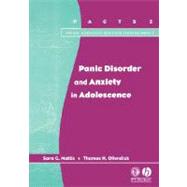 Panic Disorder and Anxiety in Adolescence by Mattis, Sara G.; Ollendick, Thomas H.; Herbert, Martin, 9781854333520