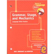 Elements of Language : Grammar, Usage and Mechanics: Language Skills Practice - Grade 8 by Odell, Lee, 9780030563522