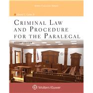 Criminal Law and Procedure for the Paralegal by Carter III, Edward C., 9781454873525