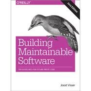 Building Maintainable Software by Visser, Joost, 9781491953525