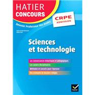 Hatier Concours CRPE 2017 - Epreuve orale d'admission - Sciences et technologie by Ccile Laruelle-Detroussel; Hlne Lesot; Micheline Cellier; Roland Charnay; Michel Mante, 9782218983528