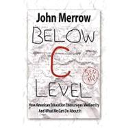 Below C Level : How American Education Encourages Mediocrity - and What We Can Do about It by Merrow, John, 9781450503532