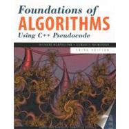 Foundations of Algorithms using C++ Pseudocode, Third Edition by Neapolitan, Richard E., 9780763763541