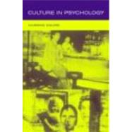 Culture in Psychology by Squire,Corinne;Squire,Corinne, 9780415243544
