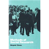 Methods of Social Research by Margaret Stacey, 9780080133546