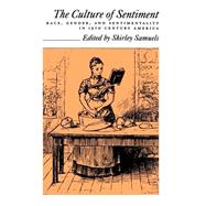 The Culture of Sentiment Race, Gender, and Sentimentality in 19th-Century America by Samuels, Shirley, 9780195063547