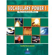 Vocabulary Power 1 Practicing Essential Words by Lebedev, Jennifer Recio, 9780132283564