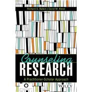Counseling Research,Balkin, Richard S.; Kleist,...,9781556203572