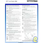 Cpt 2006 Fast Finder Cardiology by Ingenix, 9789998253582