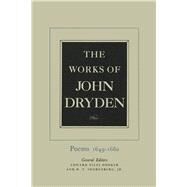 Works of John Dryden by Dryden, John; Hooker, Edward N.; Swedenburg, H. T., 9780520003583