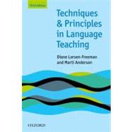 Techniques and Principles in Language Teaching by Larsen-Freeman, Diane; Anderson, Marti, 9780194423601