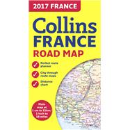 2017 Collins Map of France by Collins Maps, 9780008203603