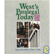 West's Paralegal Today by Miller, Roger LeRoy; Urisko, Mary Meinzinger, 9780314043603