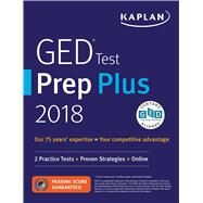 Kaplan GED Test Prep Plus 2018 by Kaplan, Inc., 9781506223605