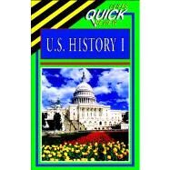 U.S. History I, Cliffs Notes by Soifer, Paul; Hoffman, Abraham, 9780822053606