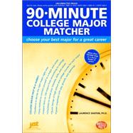 90-minute College Major Matcher: Choose Your Best Major for a Great Career by Shatkin, Laurence, 9781593573607