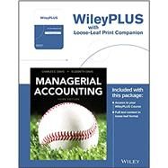 Managerial Accounting, 3e Loose-Leaf Print Companion with WileyPLUS Card Set by Davis, Charles E.; Davis, Elizabeth, 9781119343615