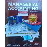Managerial Accounting by Kulp, Susan; Dragoo, Amie L.; Hartgraves, Al L.; Morse, Wayne J., 9781618533623