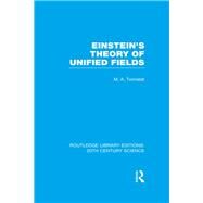 Einstein's Theory of Unified Fields by Tonnelat,Marie Antoinette, 9781138013629