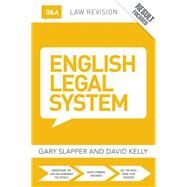 Q&A English Legal System by Slapper,Gary, 9781138423633