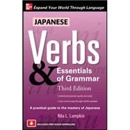 Japanese Verbs & Essentials of Grammar, Third Edition by Lampkin, Rita, 9780071713634