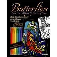 Butterflies Stained Glass Coloring Fun by Sibbett, Jr.,  Ed, 9780486463643