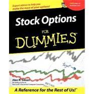 Stock Options For Dummies by Simon, Alan R., 9780764553646