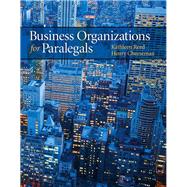 Business Organizations for Paralegals by Reed, Kathleen; Cheeseman, Henry R.; Schlageter III, John J., 9780135103647