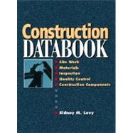Construction Databook by Levy, Sidney M., 9780070383654
