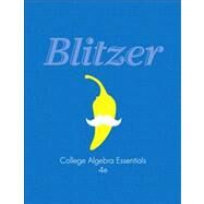 College Algebra Essentials by BLITZER, 9780321833655